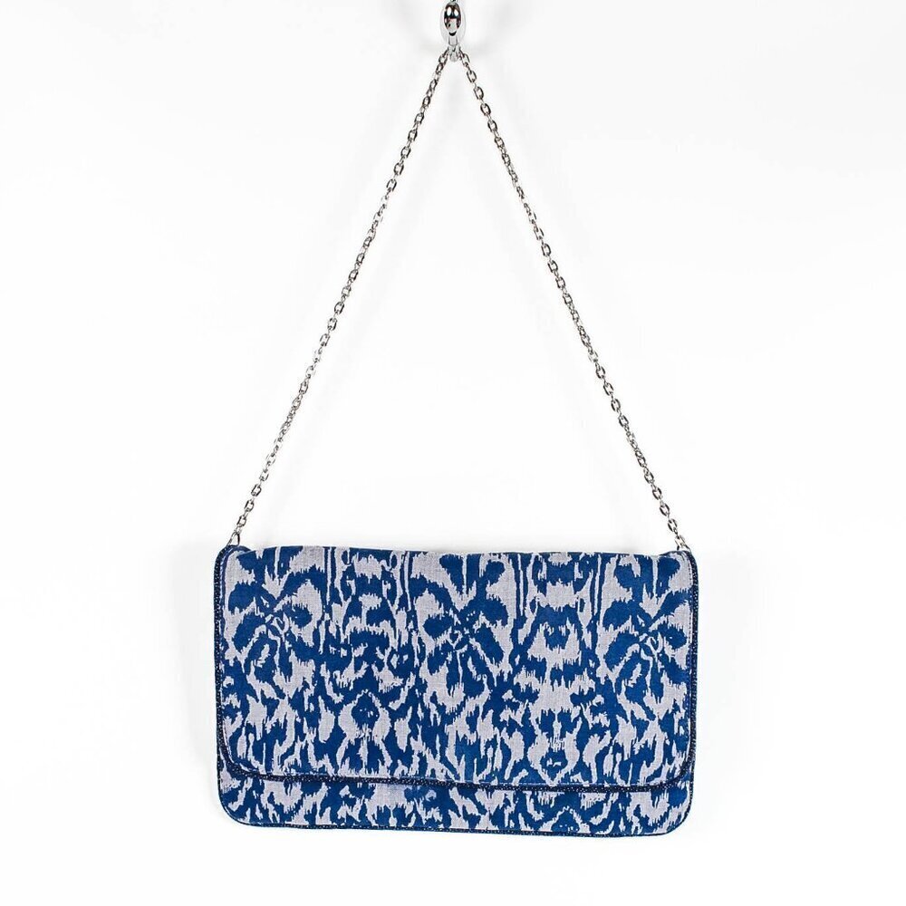 Chico's Cloth Shoulder Bag with Chain Strap